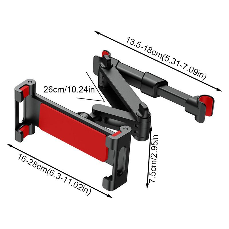 

1PC Універсальний тримач для телефону Заднє сидіння автомобіля Підставка для телефону Кріплення для телефону ABS Аксесуари для планшетів iPad