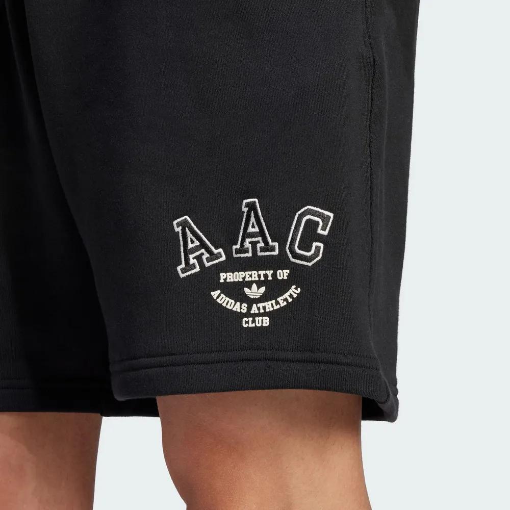 Adidas Originals Letter Print Drawstring Straight Shorts Men Bottoms Black HZ0699