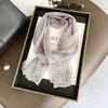 Embroidered Flower Lace Scarf Lightweight Female Headscarf Retro Silk Scarf  Summer