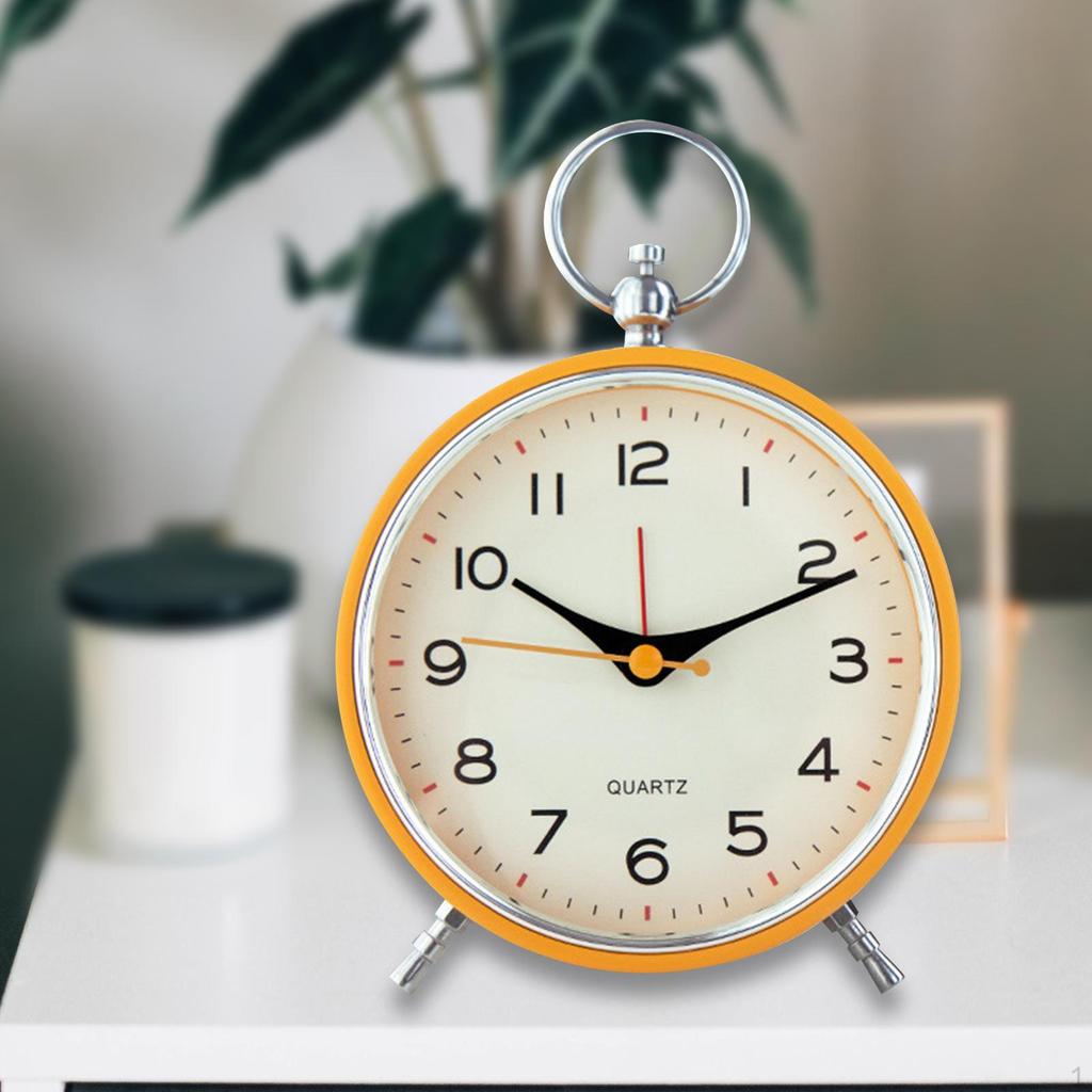 Alarm Clock Analog Clock, Mechanical Creative Bed Shaker with Light for Bedroom Home