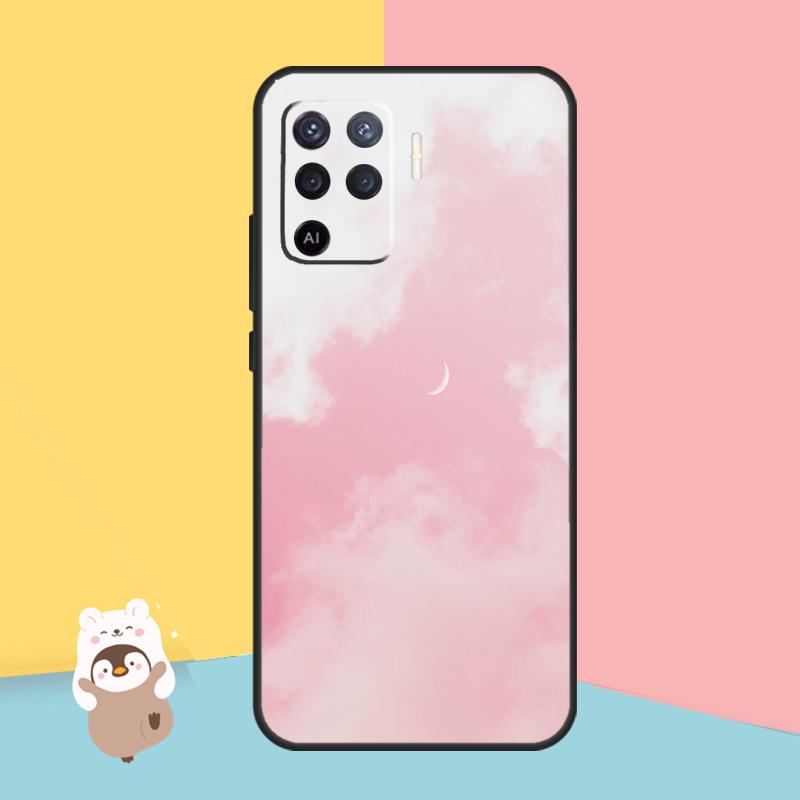 Pastelově růžový kryt pro OPPO Find X5 X3 Lite Pro A15 A16 A52 A72 A5 A9 A31 A53 A83 A93 A54 A74 A94