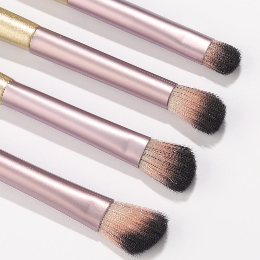 New Eyeshadow Makeup Brush Set of 4 Small Grape Eyeshadow Brushes, Nose Shadow Brushes, Smudge Brushes, Beauty Tools