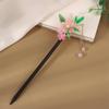 Ebony Style Tassel Hairpin: Vintage Wooden Hair Accessory for Women, Perfect for Simple Updos and Ancient Costume Adornments