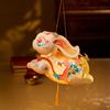 DIY Rabbit Lantern Light-up Chinese Style Lantern 3D Waterproof Lantern Photo Prop for Mid-Autumn Festival Celebration Party Decoration
