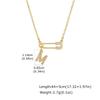 Sparkling Zircon A-Z 26 Letters Necklace for Women, Unique Pin Pendant Necklace, Little Luxury Fashion Jewelry Gifts