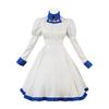 Anime Invented Inference Iwanaga Kotoko Cosplay Hat Bow with Wig Lovely White Dress Clothing Halloween Carnival Full Set Costume