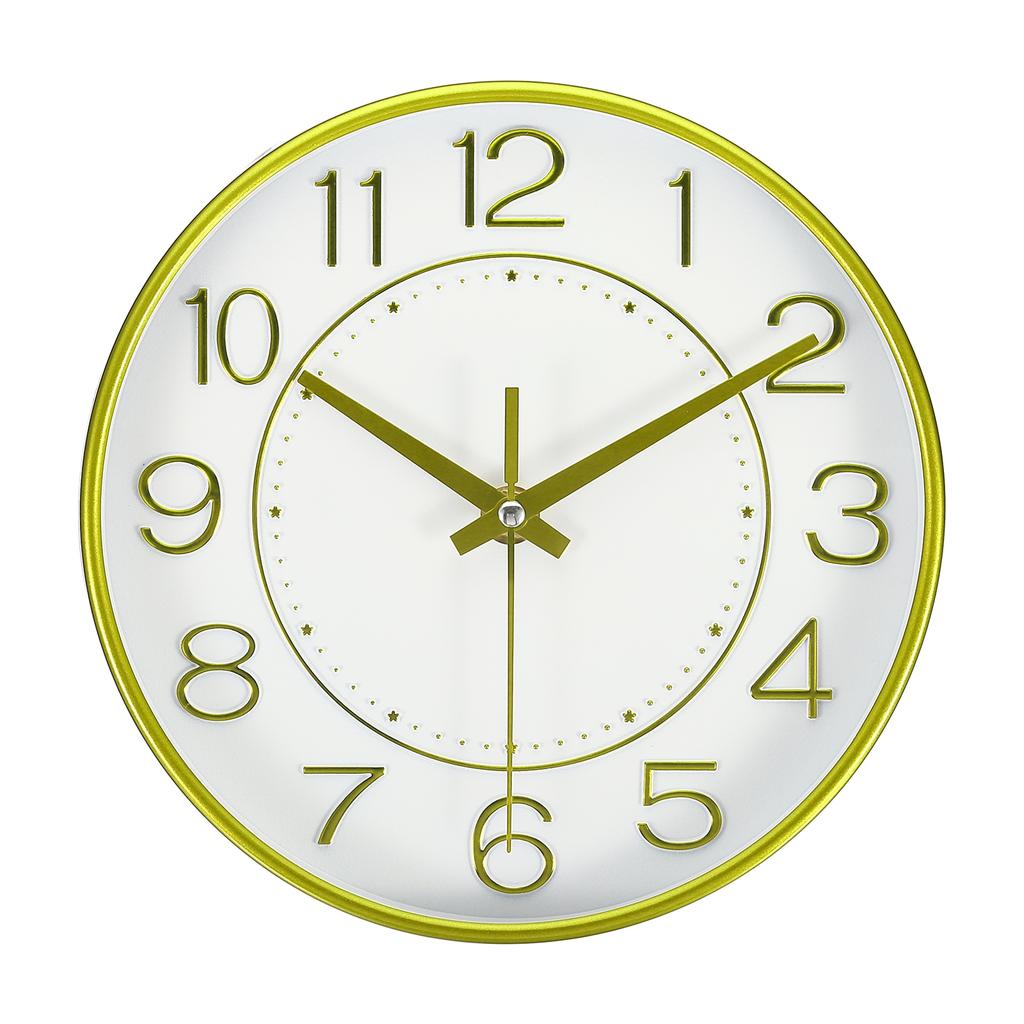 Uxcell 8 Inch Wall Clock Battery Operated Silent Non-Ticking Round Modern Wall Clock for Kitchen Office Bedroom Decor Featuring