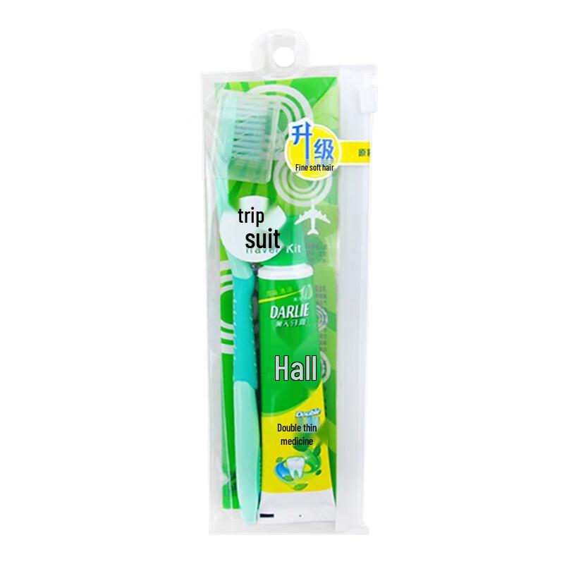 Darlie Double Mint Travel Toothpaste & Toothbrush Set (2-Pack)