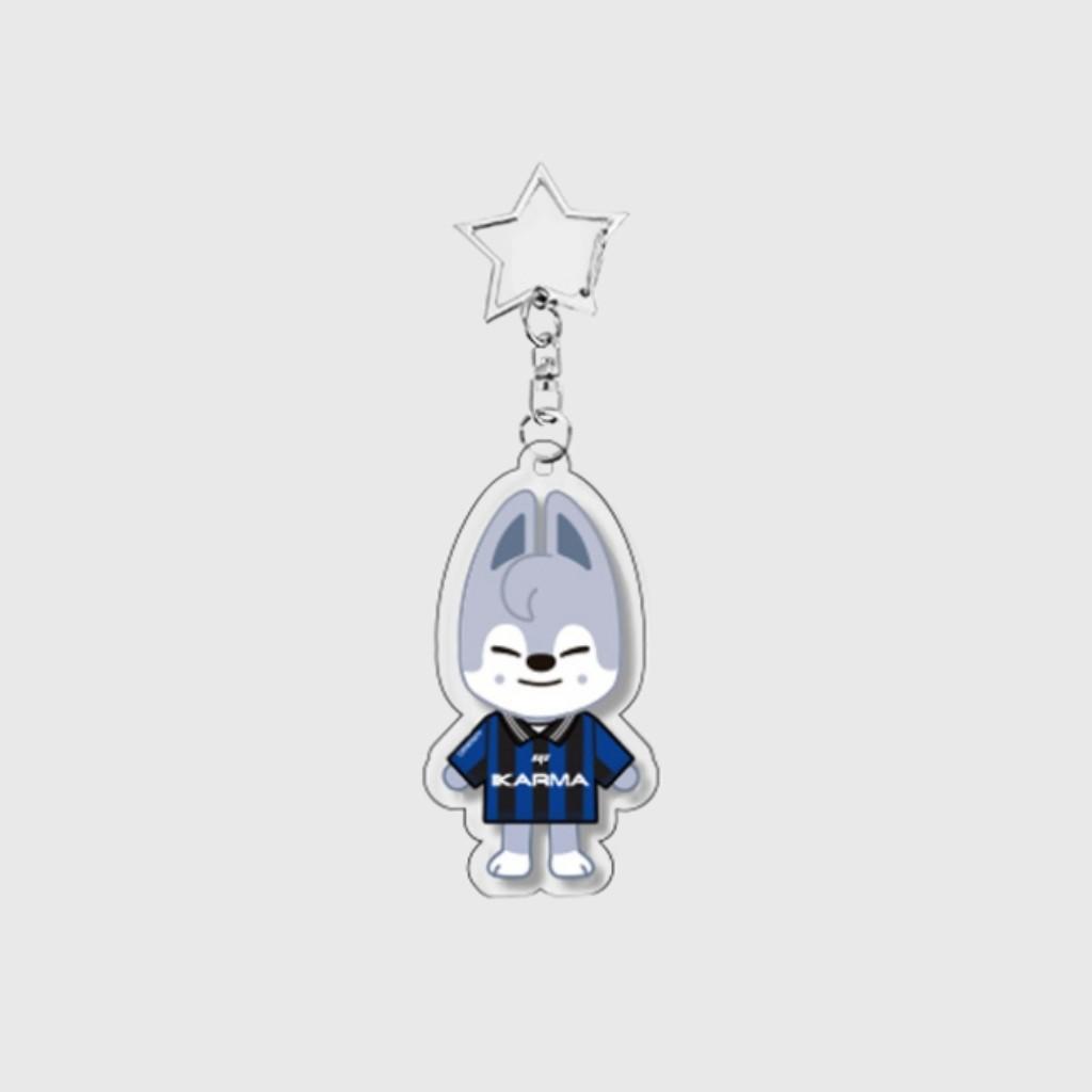 Skzoo Cartoon Acrylic Keychain Stray Kids New Album Karma Keychain Pendant Stray Kids Bag Accessories Peripheral Gifts