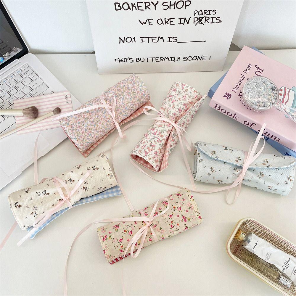 Large Capacity Makeup Brush Bag Convenient Makeup Brush Organizer Cosmetic Storage Bag  Household