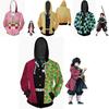Demon Slayer Kimetsu No Yaiba Vibrant Soft Zipper Up Hoodie For Comfort