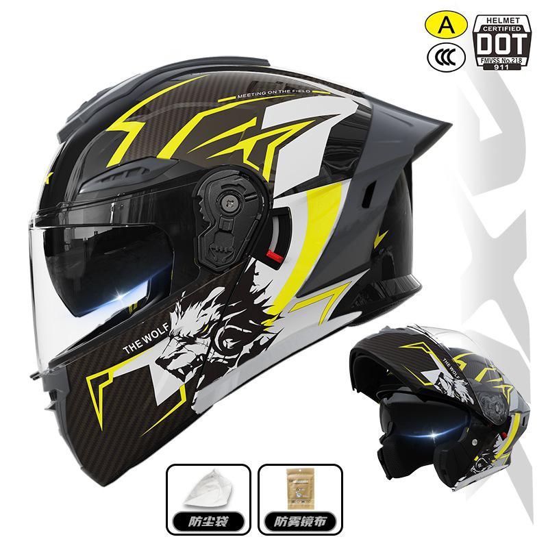 MRC Blue Color Full Face Motorcycle Helmet for Men Women Moto Helmet Original DOT Approved Helmet Full Face Helmet Racing Helmet