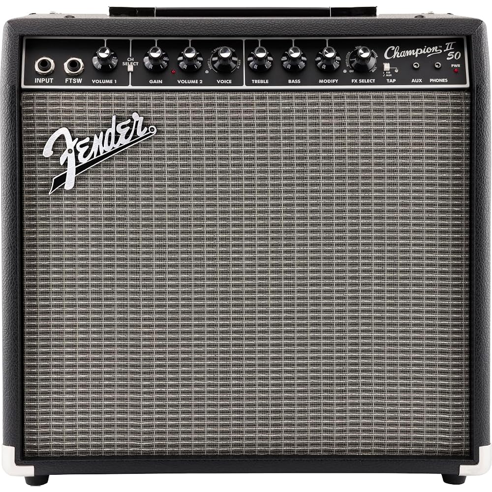 Fender Electric Guitar Amp Champion™ II 50, 100V JP