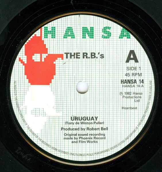 

7inch Record R.B. S - Uruguay HANSA14 HANSA 1982 UK Rock Used