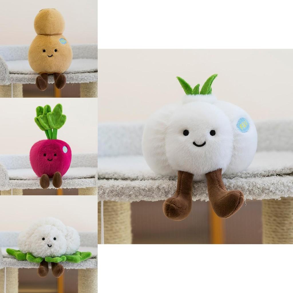 Plush Vegetable Collection Eggplant Mushroom Corn Garlic Gift For Kids