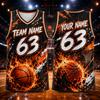 Trendy Animal Graphic Basketball Jersey For Men Custom Name Team Name Number Sports Tank Tops Loose Quick Dry Team Uniforms