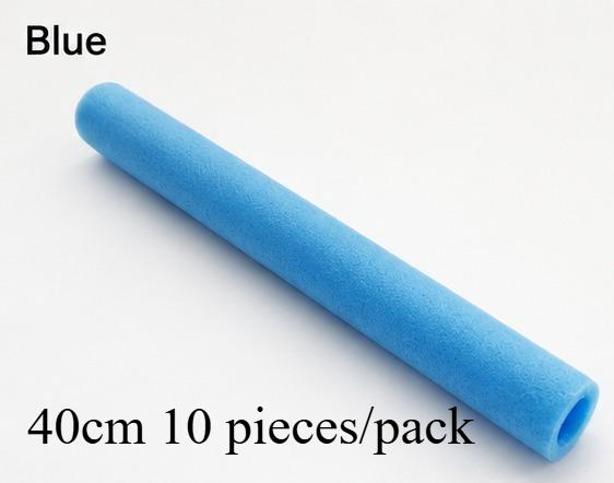 Foam Protection Pipe Hollow Pearl Sponge Tube Trampoline Rail Anti-collision Casing Kids Jumping Bed Fence Safety Wrapping синий