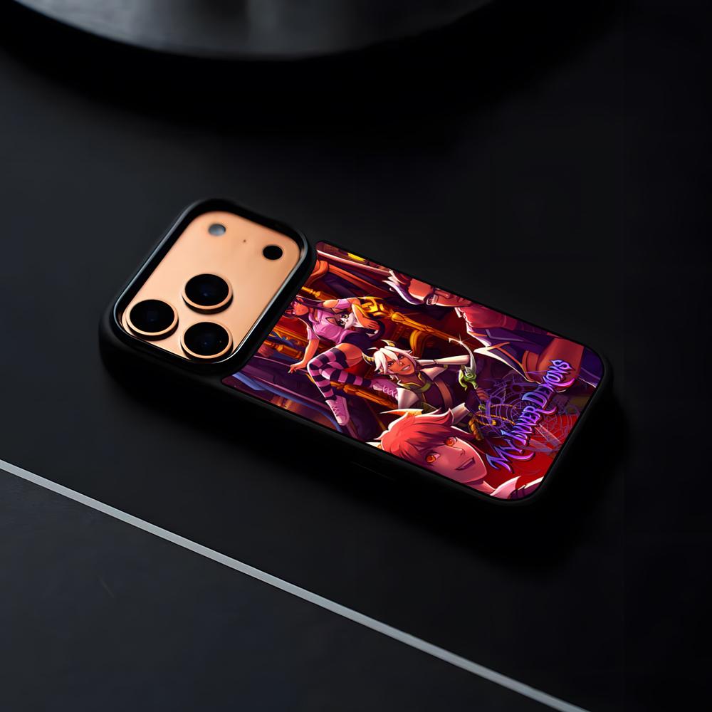 

Game A-aphmau Phone Case For IPhone 17 16 15 14 13 12 Pro Max Plus Black Frame Hard Shell iPhone 12 Pro