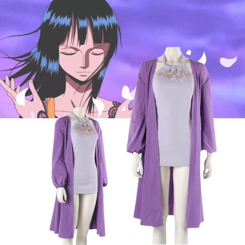 One Piece Nico Robin Cosplay Costume Dress Outfit Halloween Party Game Fan Anime
