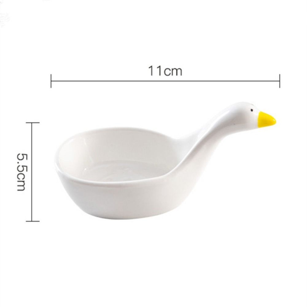 

Cartoon Swan Tomato Sauce Dish Dipping Sauce Cute Seasoning Plates New Plates Seasoning