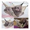 YFFSFDC Pet Hammock Cage Sleeping Bag Breathable Playground for Relaxing Sleep Heat Retention Hamster Mouse Rat Hamster Bird Parrot and Other Small