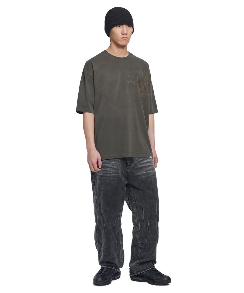 Nomaenyueol Gear Manual Graphic T-Shirt - Deep Khaki