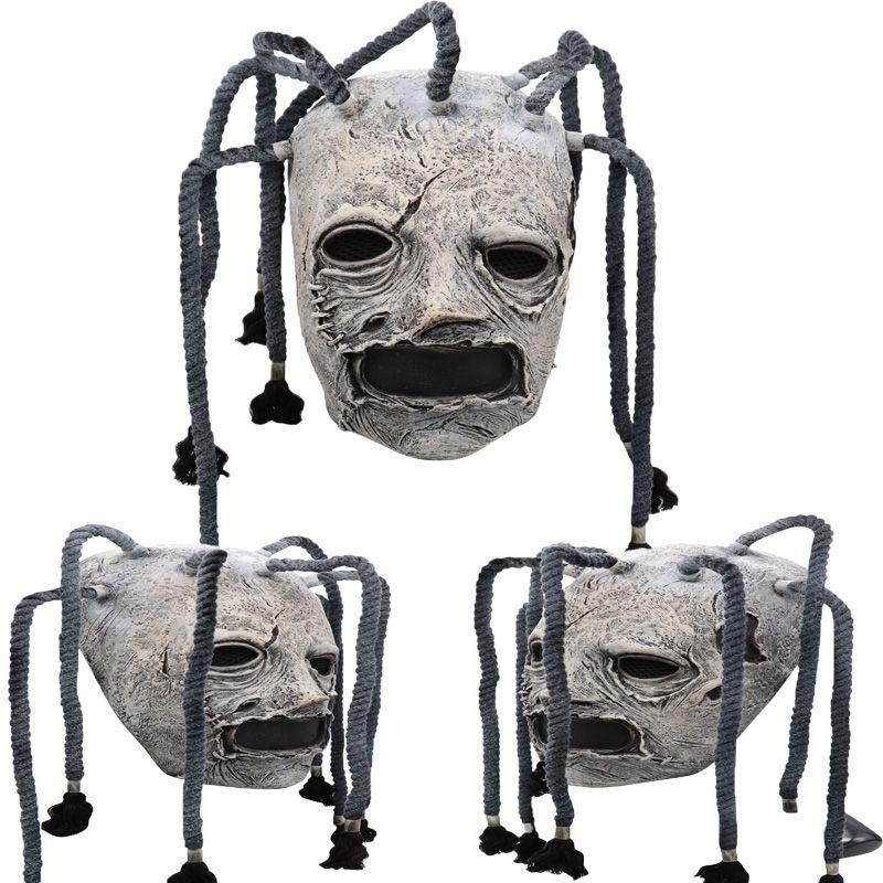 Full Taylor Corey Head Latex Mask Dreadlocks Slipknot Fancy Dress Halloween 2019