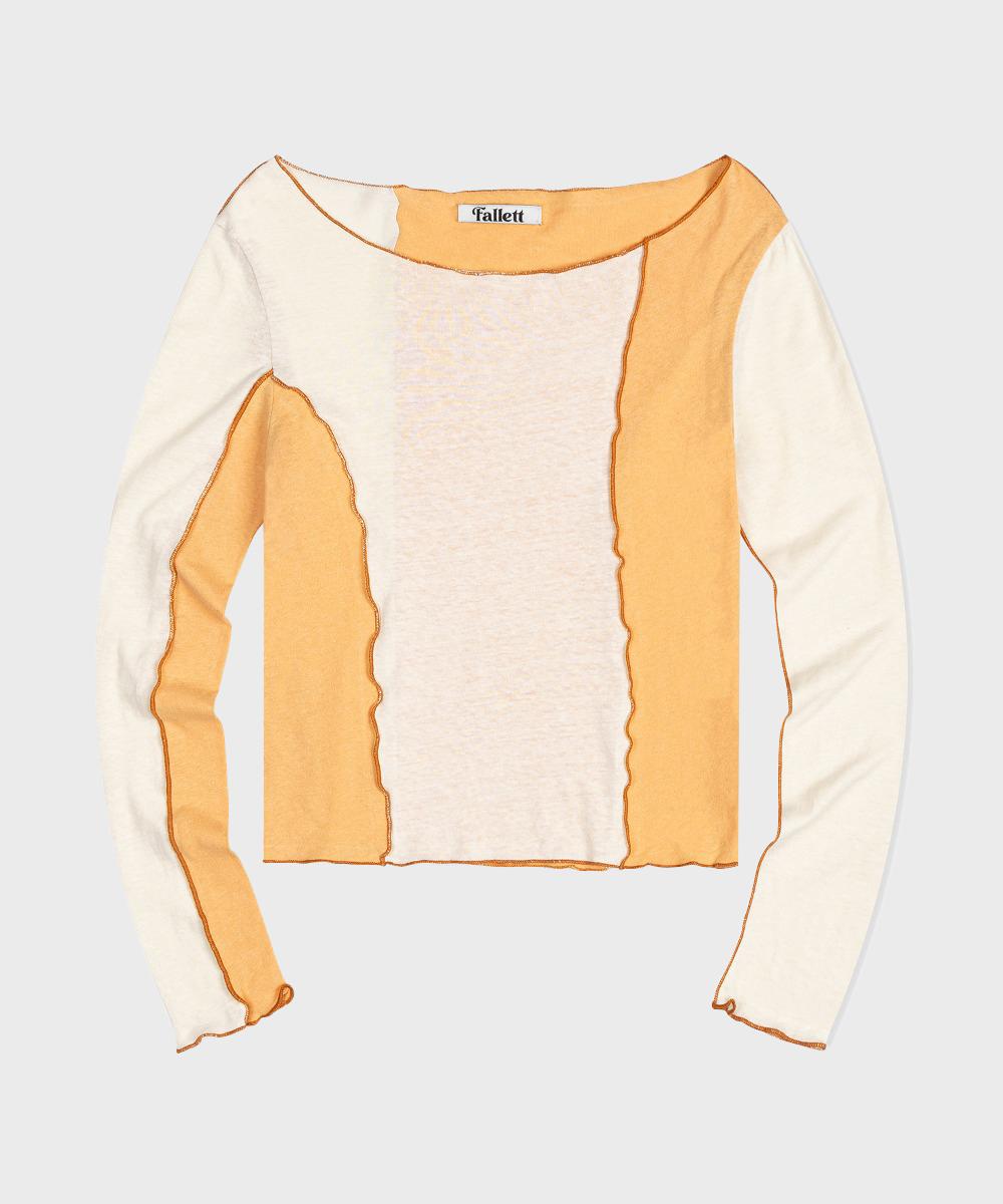 Pallet Interlock Long Sleeve Orange Orange/M