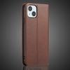 Magnetic Attraction Leather Case for Apple iPhone 15 Plus 6.7" Holster Flip Cover Case Wallet Phone Bags Fundas Coque