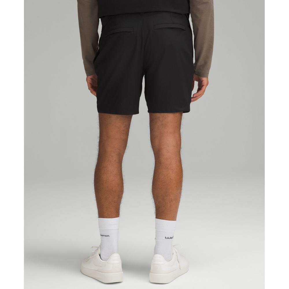 Lululemon Abc Classic Fit Short 7   Warpstreme Black