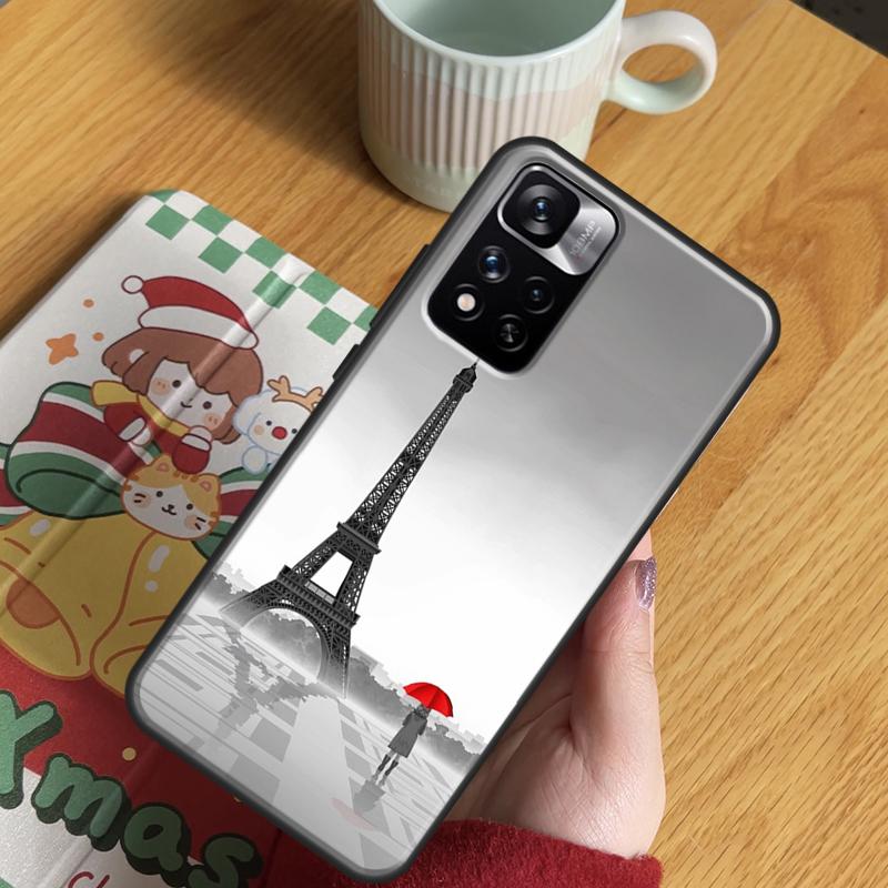 Paris Eiffel Tower Case For Xiaomi Redmi Note 14 13 12 11 10 9 15 Pro Plus Redmi 15C 13 10C 12C 13C 14C 15 Cover
