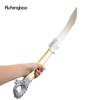 White Yellow Wooden Sword Fashion Wood Machete Decorative Cospaly Sword Halloween Mace Crutch Wand Crosier Sword 106cm
