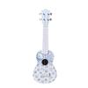 Charming Line Art Ukulele - Entry-Level Instrument for All Ages