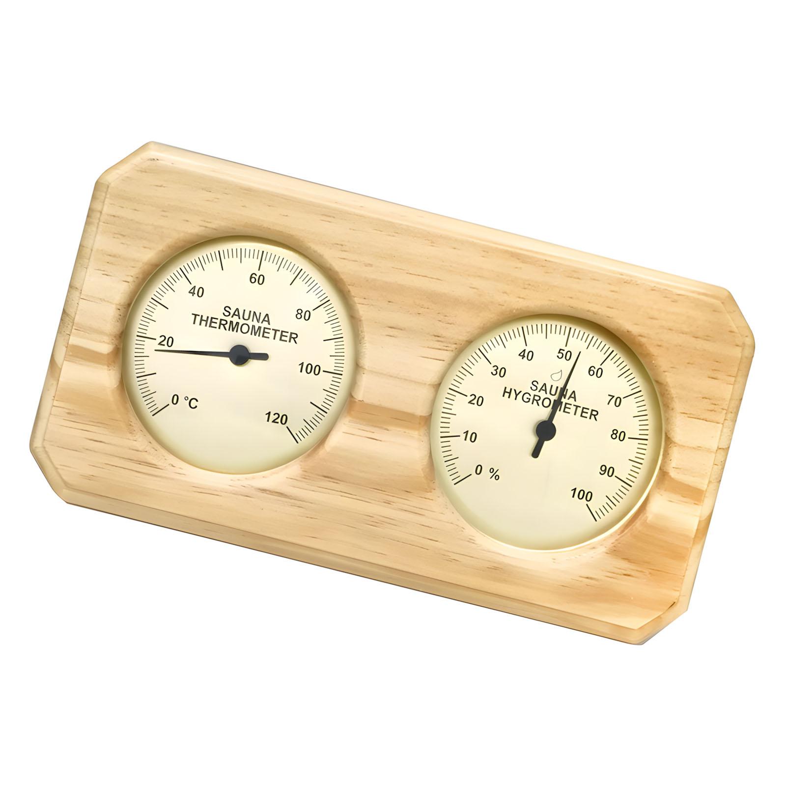 

High execution Wooden Sauna Gauge Mechanical Design No Battery Required 1