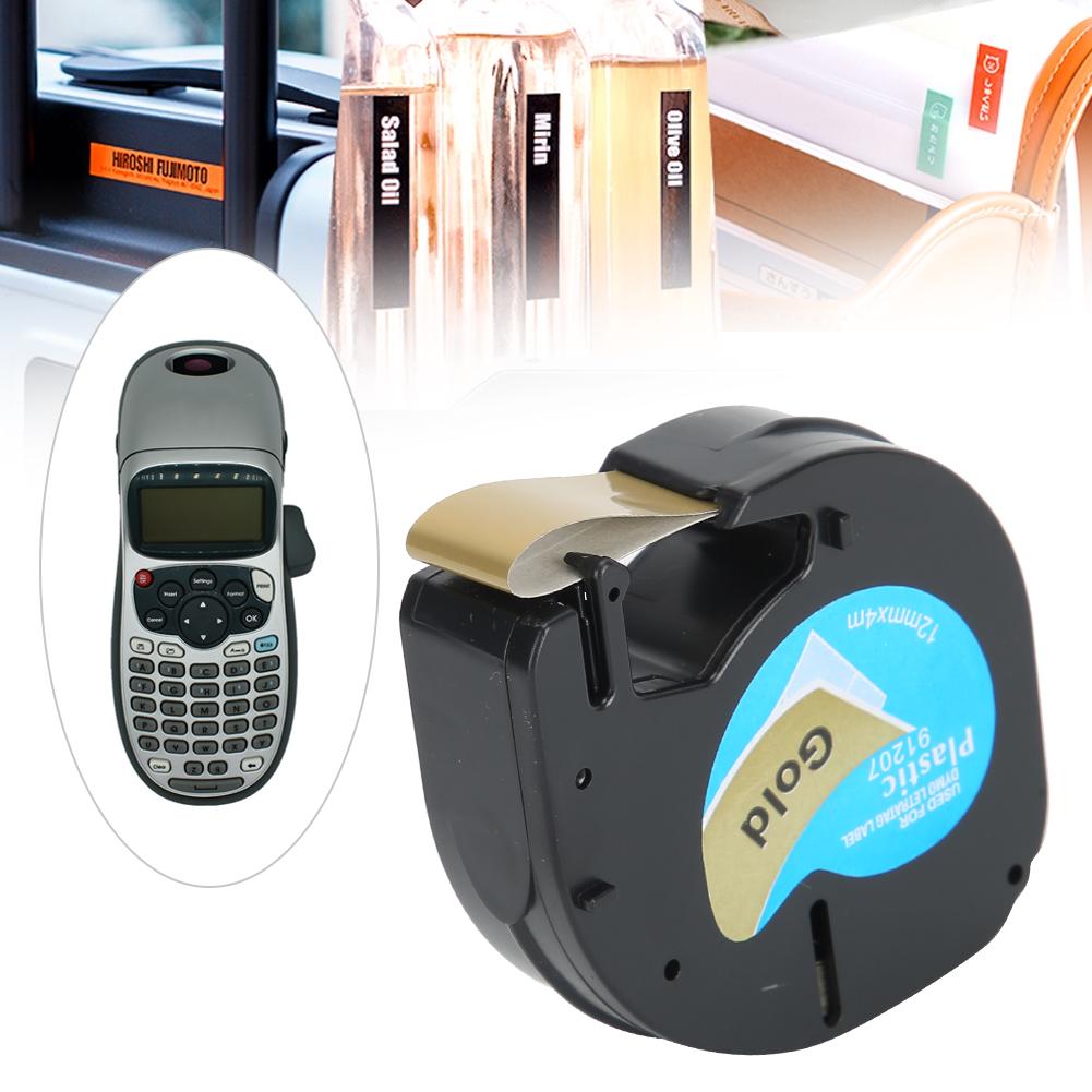 💰Köp billigt online Label Tape Replacement Parts Ribbon 12Mmx4M Black ...