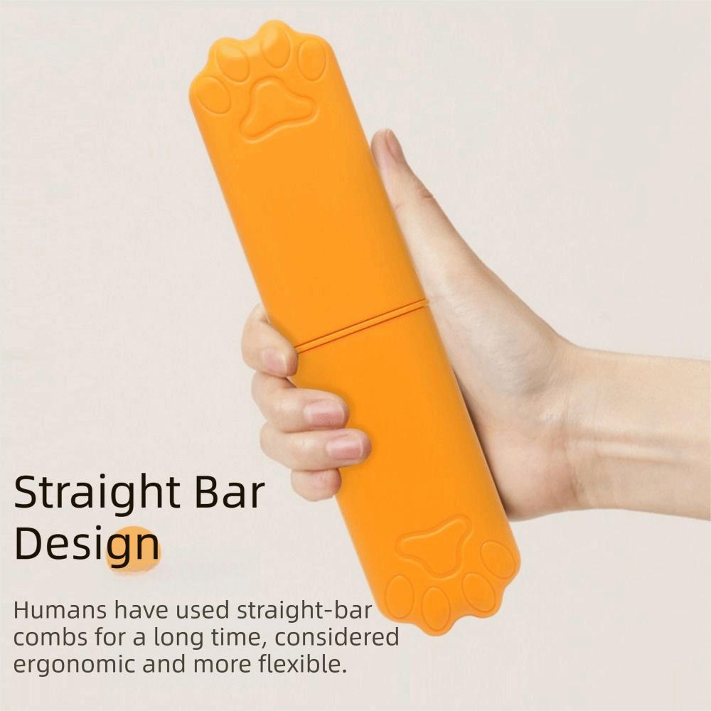 Self Cleaning Pet Hair Removal Comb Foldable Pet Flea Hair Comb Dog Grooming Comb  Cleaning