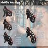 Resin Chastity Cage 4 Different Size Rings Sex Toys Invisible Lock 2 Keys Male Retention Made in China