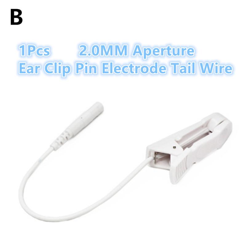 2.0/3.5Mm Ear Clips Connection Cables Conductive Standard Pin Muscle Stimulator Digital Therapy Tens Unit Tool Machine