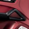 Pair ABS Carbon Fiber Central Door Handle Cover Trim For Porsche Cayenne 2018-24