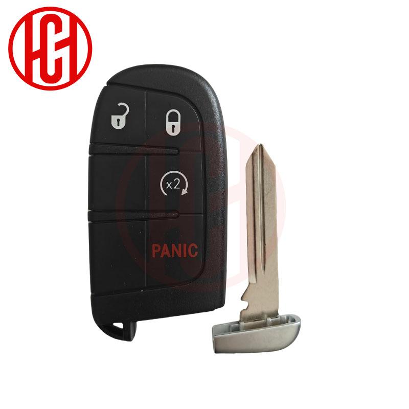 Car Smart Key Case Shell For Jeep Cherokee Dodge Ram 1500 Journey Charger Dart Challenger Durango Chrysler 300 CY24 Blade