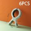 3-6Pcs Beach Towel Pegs Plastic Strong Windproof Clothes Pegs Laundry Tongs Towel Pegs for Hammock Towel Clip YFJ002