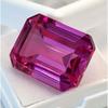 Natural Pink Sapphire 38-40 Ct Emerald Cut Certified Fabulous Loose Gemstone
