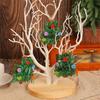 2 Pcs Artificial Mini Christmas Tree Buttons Christmas Tree Pendant Christmas Decoration  Gift