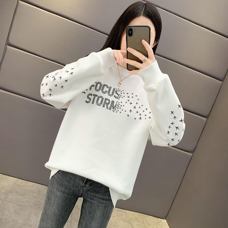 Pullover Sweatshirt 2025 Neues bedrucktes Jackendesign Kreatives Frühling Herbst Locker Lässiges Oberteil