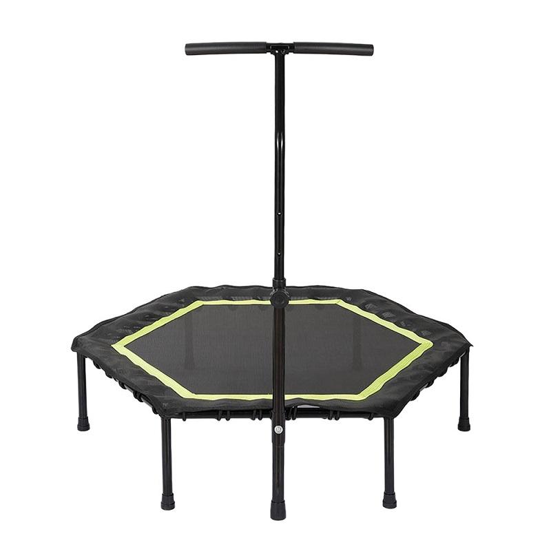 Tappeto Elastico Fitness 40'' con Manubrio Regolabile Tappeto Elastico Silenzioso Bungee Rebounder per Bambini Adulti Salto Allenamento Cardio