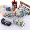 Hair Ties Hair Bands Elastic Candy Colors Ponytail Holder Hair Accessories Rubber Bands Hair Rope
