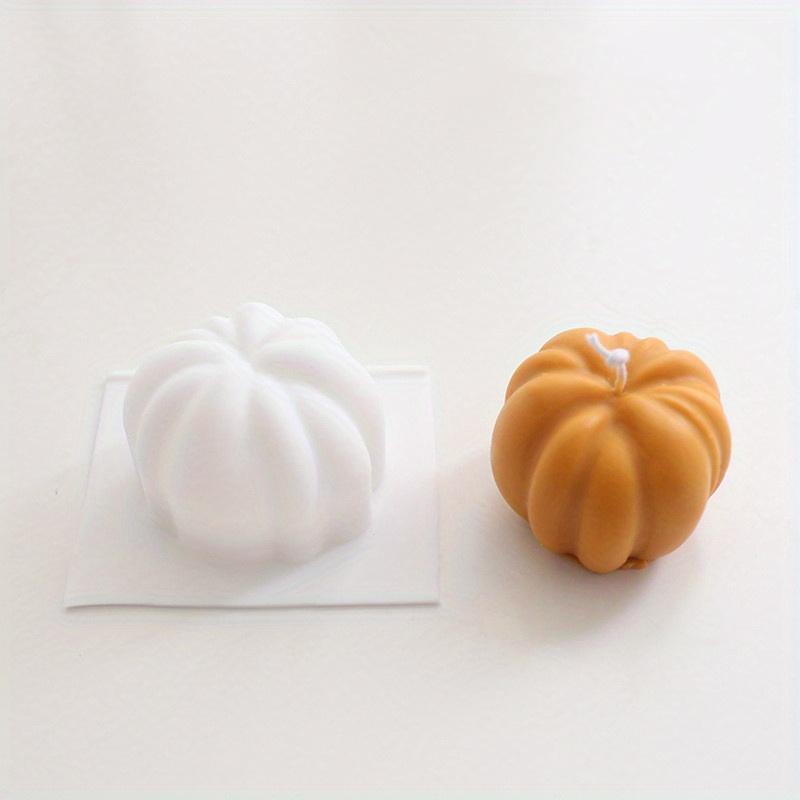 3D Pumpkin Candle Silicone Mold DIY Halloween Plaster Art Craft Candle Soap Making Tool