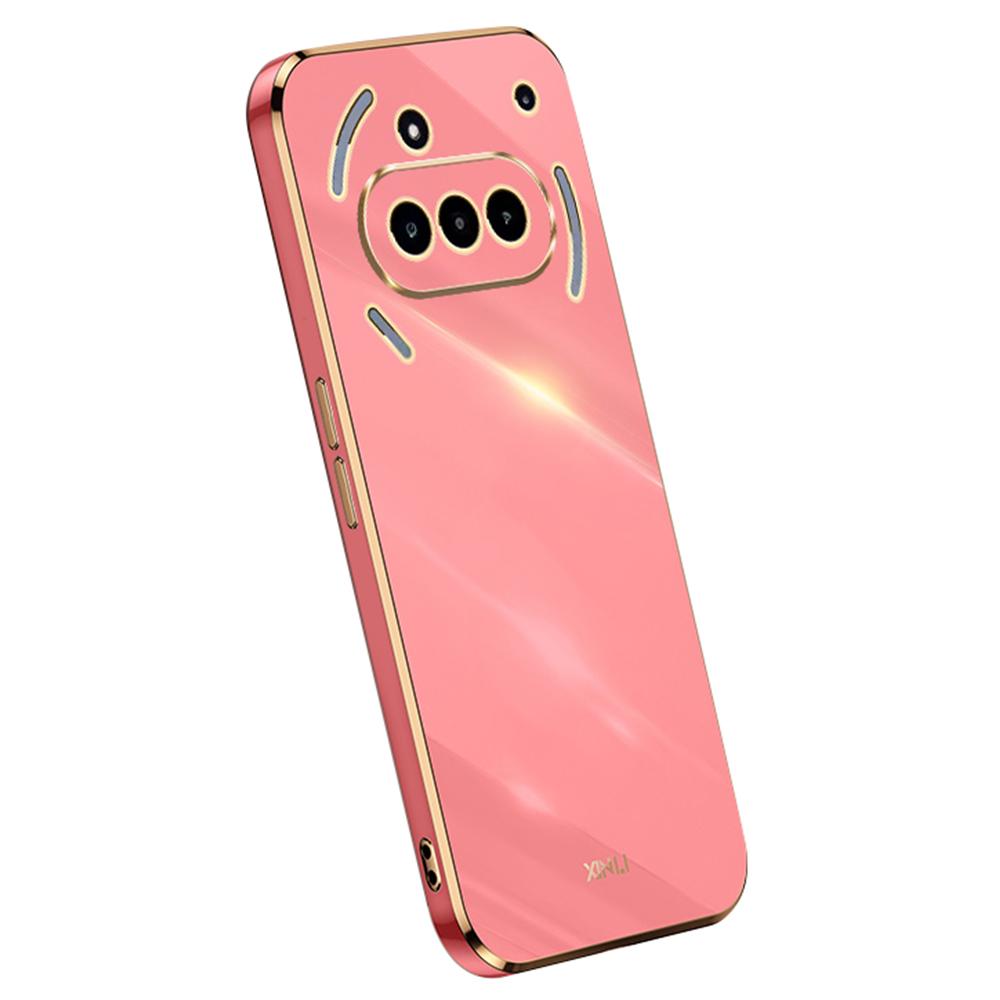 XINLI für Nichts Telefon (3a) Hülle TPU Handyhülle mit galvanisiertem Rahmen