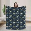 Hollow Knight The Knight Plush Flannel Blanket for Kids and Adults Soft Warm Throw for Bed Sofa Outdoor DIY Gift