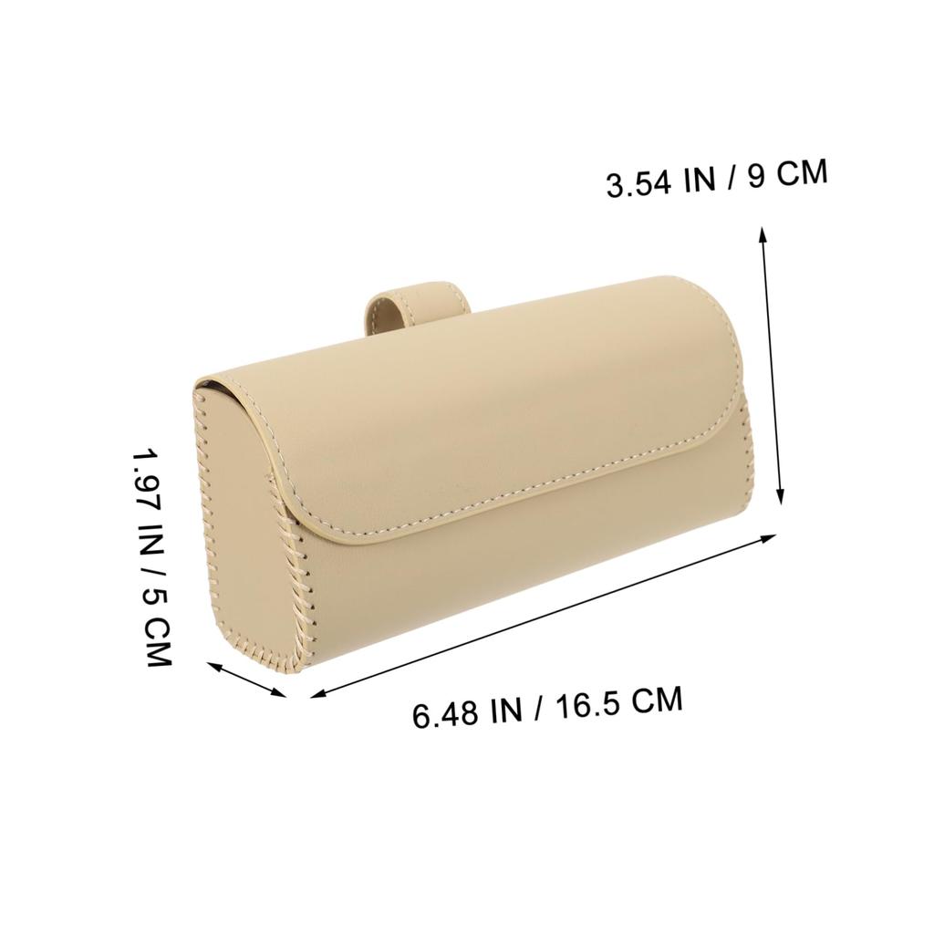 PAMINGONO Box Glasses Case Glasses Organizer Car Eyeglass Container Car Sunglasses Glasses Case Glasses